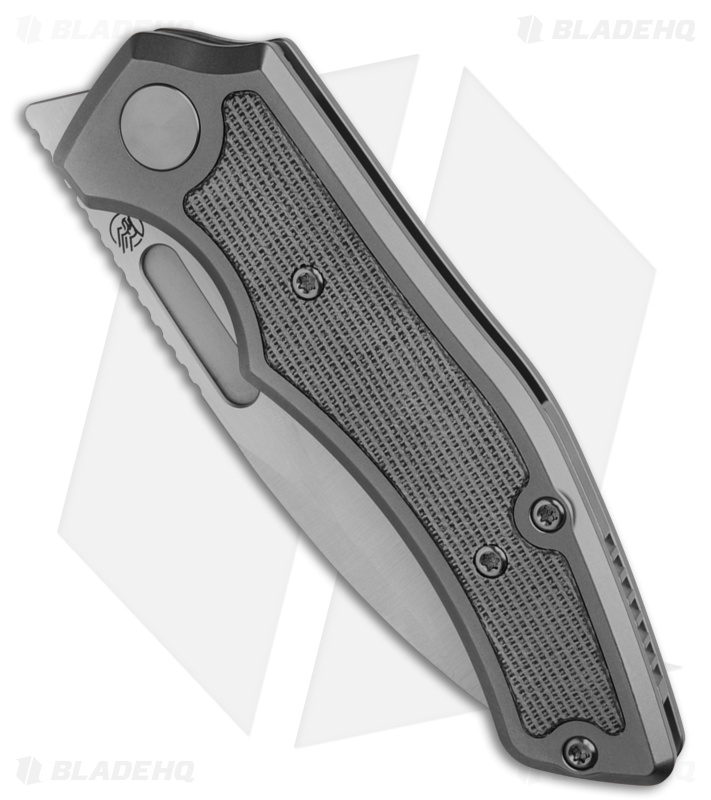 Griffin Company Scout F3 Frame Lock Knife Ti + Black Micarta Inlays (3" Satin)