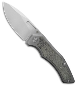 Griffin Company Scout F3.5 Frame Lock Knife Ti + Black Micarta Inlays (3.5" SW)