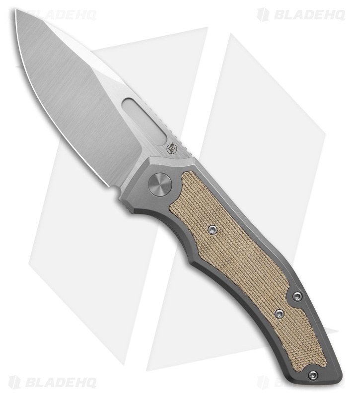 Griffin Company Scout F3.5 Frame Lock Knife Ti + Natural Micarta (3.5" Satin)