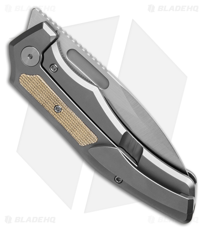Griffin Company Scout F3.5 Frame Lock Knife Ti + Natural Micarta (3.5" Satin)