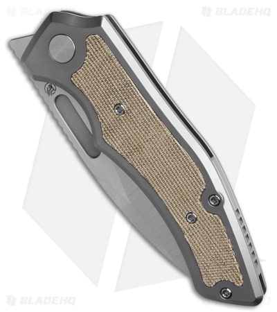 Griffin Company Scout F3.5 Frame Lock Knife Ti + Natural Micarta (3.5" Satin)