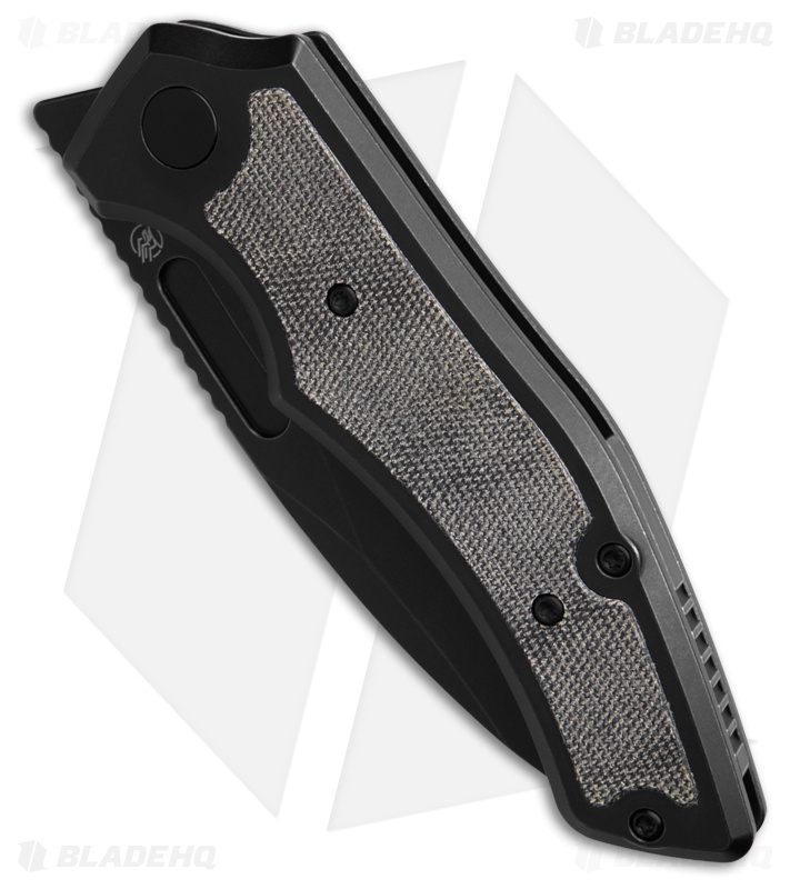 Griffin Company Scout F3.5 Frame Lock Knife Ti + Black Micarta Inlays (3.5" SW)