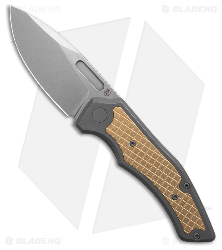 Griffin Company Scout F3.5 Frame Lock Knife Ti + Brass Milled Frag (3.5" SW)