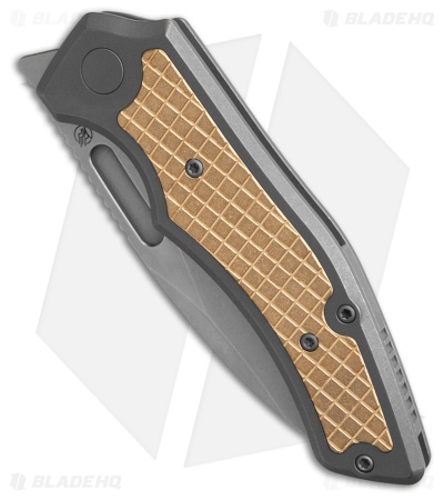 Griffin Company Scout F3.5 Frame Lock Knife Ti + Brass Milled Frag (3.5" SW)