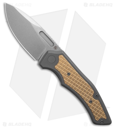 Griffin Company Scout F3.5 Frame Lock Knife Ti + Brass Milled Frag (3.5" SW)