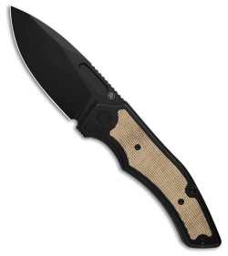 Griffin Company Scout F3.5 Frame Lock Knife Ti + Natural Micarta Inlays (3" SW)