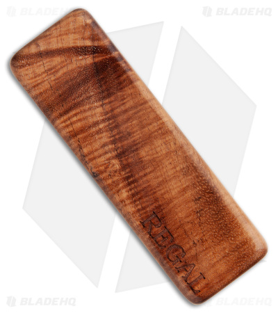 Harber Brand Custom Regal Pocket Knife Ladder Damascus w/ Koa Wood 