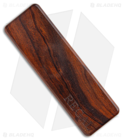 Harber Brand Custom Regal Pocket Knife Razorwire Damascus w/ Ironwood