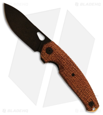 GiantMouse Vox/Anso ACE Jagt Knife | Burlap Micarta | PVD
