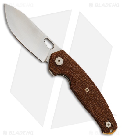 GiantMouse Vox/Anso ACE Jagt Knife | Burlap Micarta | Satin