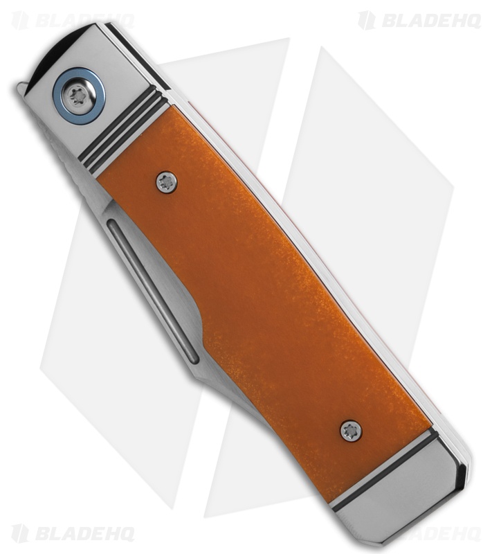 Jack Wolf Knives Gunslinger Jack Knife Butterscotch Paper Micarta (3.2" Satin)