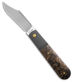 Jack Wolf Knives Primo Jack Frame Lock Knife Dark Matter Gold FC (3.3&quot; Satin) | 224048