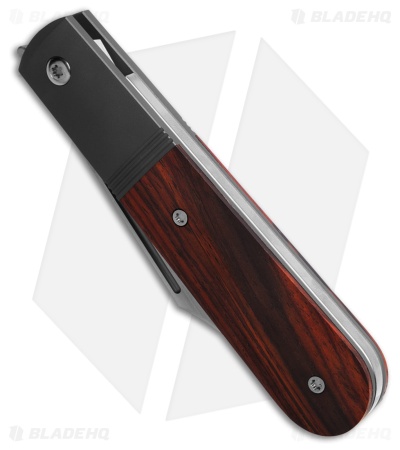Jack Wolf Knives Primo Jack Frame Lock Knife Rosewood (3.3" Satin)