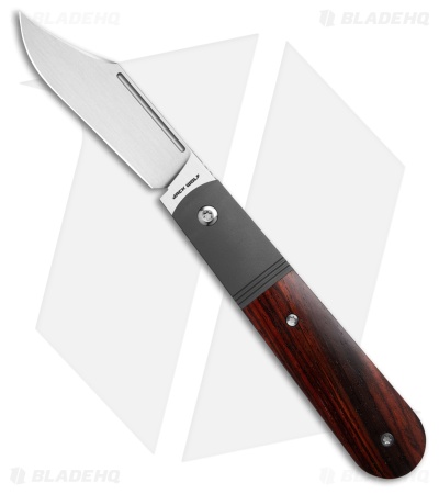 Jack Wolf Knives Primo Jack Frame Lock Knife Rosewood (3.3" Satin)