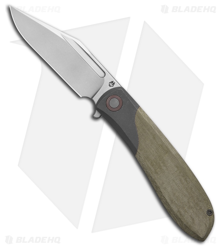 Jack Wolf Knives Scuffle | Linen Micarta