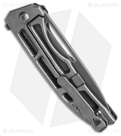 John Gray Custom Frame Lock Knife Carbon Fiber/Titanium (4" )
