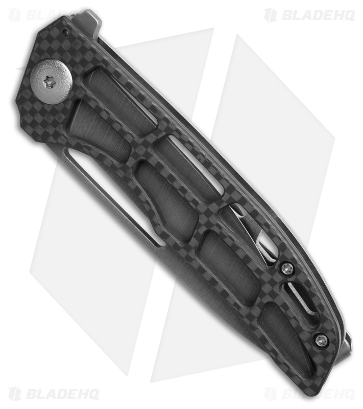 John Gray Custom Frame Lock Knife Carbon Fiber/Titanium (4" )