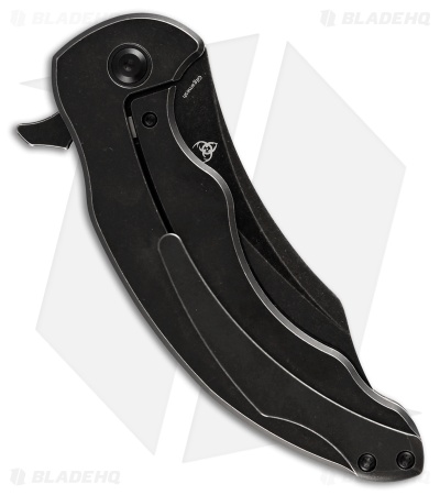 Kansept Knives Gilgamesh Frame Lock Knife Black SW Ti/Copper CF (3.75" Black SW)