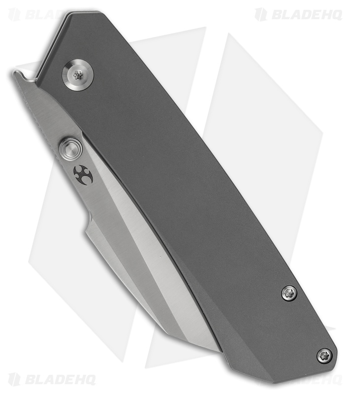 Kansept Contra Frame Lock Knife Gray Titanium (3.25" Satin S90V)