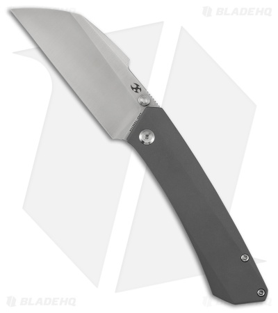 Kansept Contra Frame Lock Knife Gray Titanium (3.25" Satin S90V)