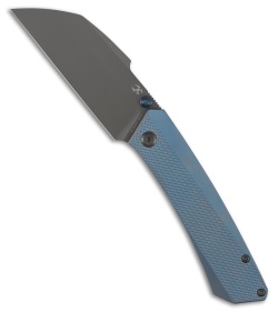 Kansept Contra Frame Lock Knife Anodized Blue Diamond Titanium (3.25" Gray S90V)