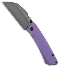 Kansept Contra Frame Lock Knife Purple Anodized Diamond Titanium (3.25" DLC)