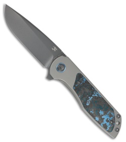 Kansept Ptarmigan Frame Lock Knife BB Ti/Arctic Storm FC (3.12" Gray TiCn)