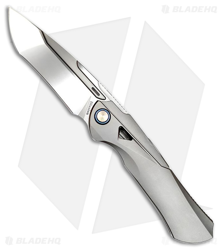 Ketuo Illusion Frame Lock Knife Titanium (3.5" Satin M390)