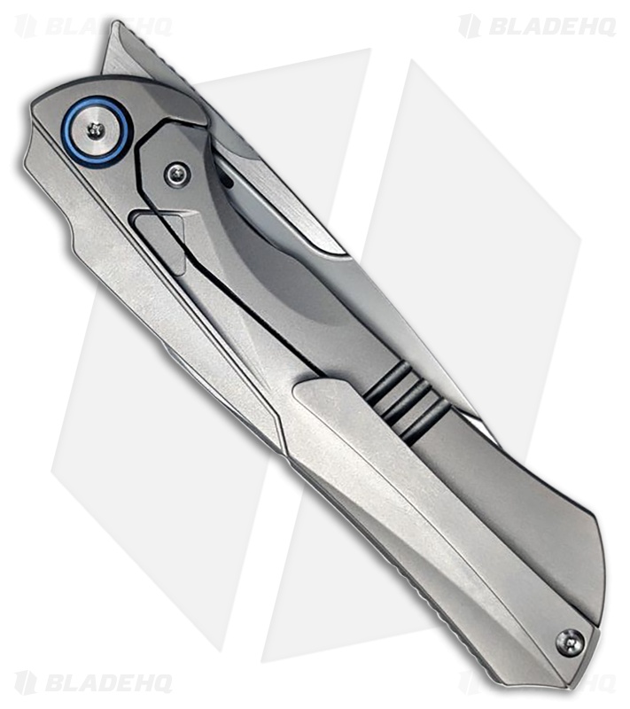 Ketuo Illusion Frame Lock Knife Titanium (3.5" Satin M390)