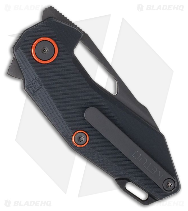 Ketuo Thorn Flipper Liner Lock Black G10 (2.00" Black PVD) 14C28N