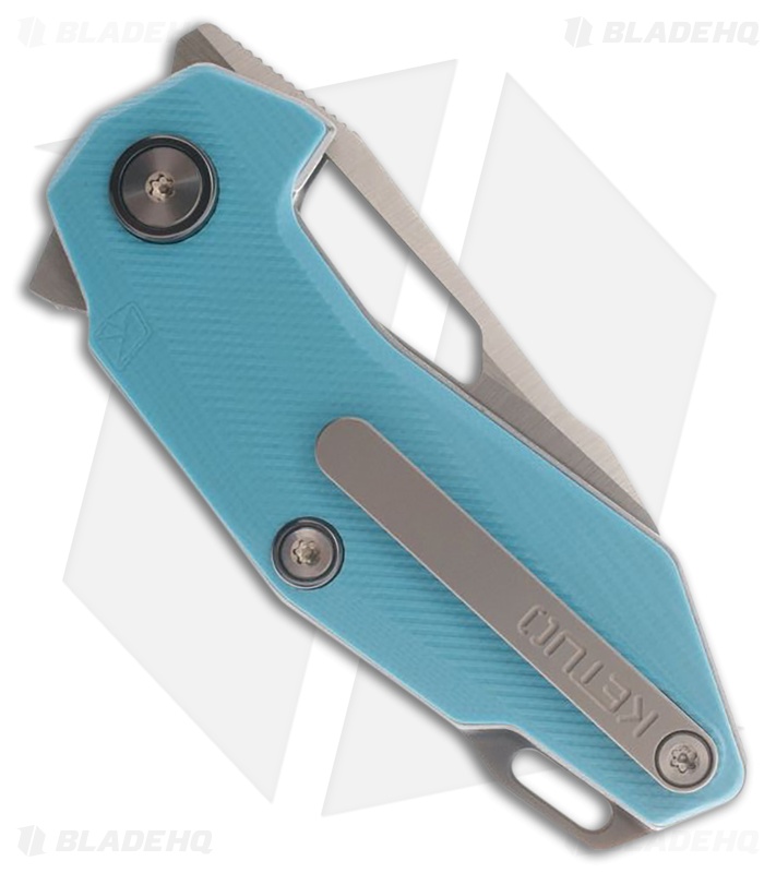 Ketuo Thorn Flipper Liner Lock Blue G10 (2.00" Satin PVD) 14C28N