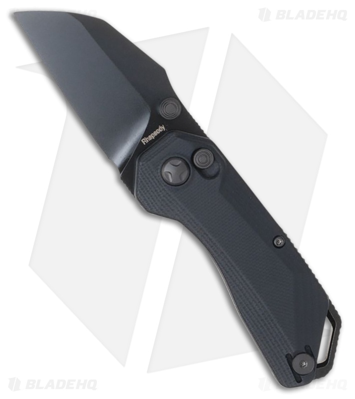 Ketuo Rhapsody Button Lock Black G10 (2.00" Black PVD) 14C28N