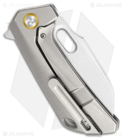 Kizer Cutlery Takahe Frame Lock Knife Gray Titanium (3.2" Satin S35VN)