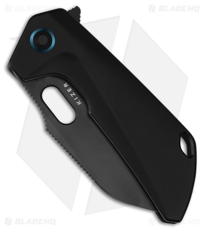 Kizer Cutlery Takahe Frame Lock Knife Black Titanium (3.2" Black S35VN)