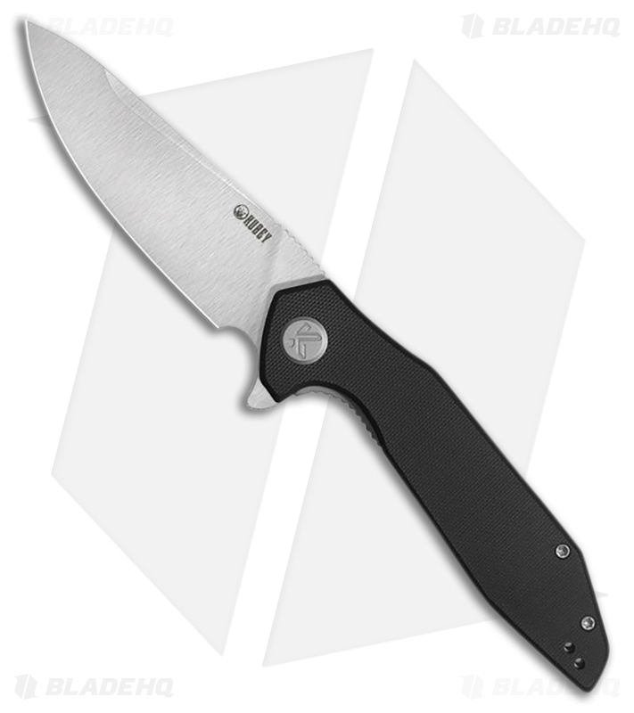 Kubey Nova Liner Lock Knife Black G-10 (3.75" Satin 14C28N)