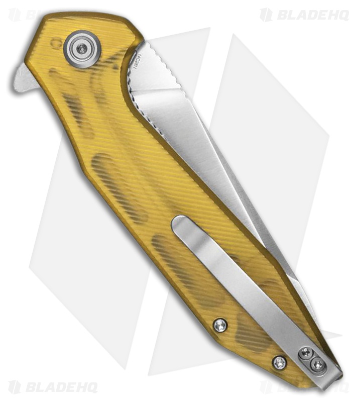 Kubey Nova Liner Lock Knife Ultem (3.75" Satin 14C28N)