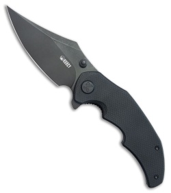 Kubey Knives Ceto Liner Lock Knife Jade G-10 Black SW