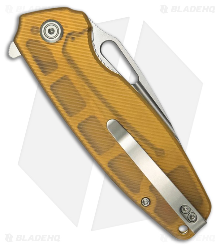 Kubey Tityus Liner Lock Knife Ultem (3.4" Bead Blast 14C28N)