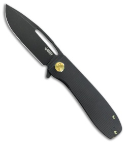 Kubey Knives Supercell Knife Blue Micro Milled Titanium SW