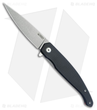 Kubey Knives MOS Hydra Liner Lock Knife Black G-10 (3.3" SW)