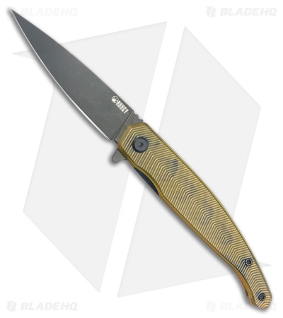 Kubey Knives MOS Hydra Liner Lock Knife Ultem (3.3" Black SW)