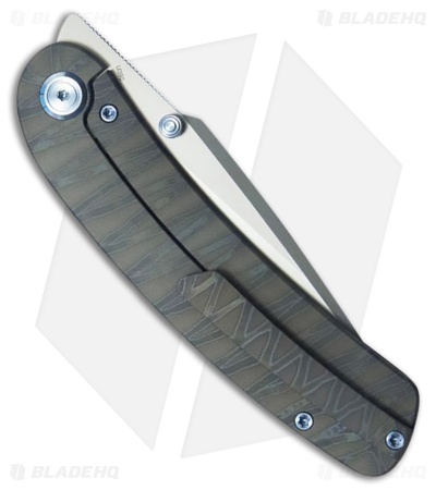 Kubey Knives Momentum Frame Lock Knife Flame Titanium (3.4" Bead Blast)