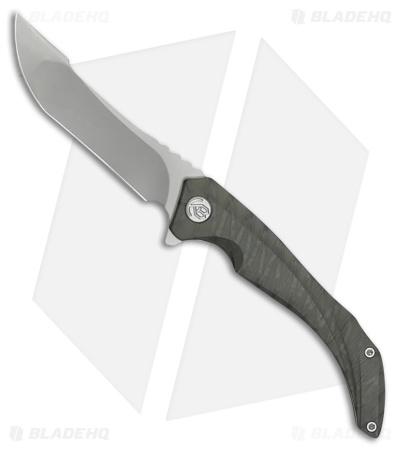 Kubey Knives Cyrus Frame Lock Knife Flamed Ti BB