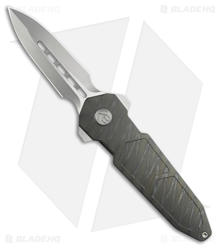 Kubey Urban Dagger | Flame Titanium | Satin M390