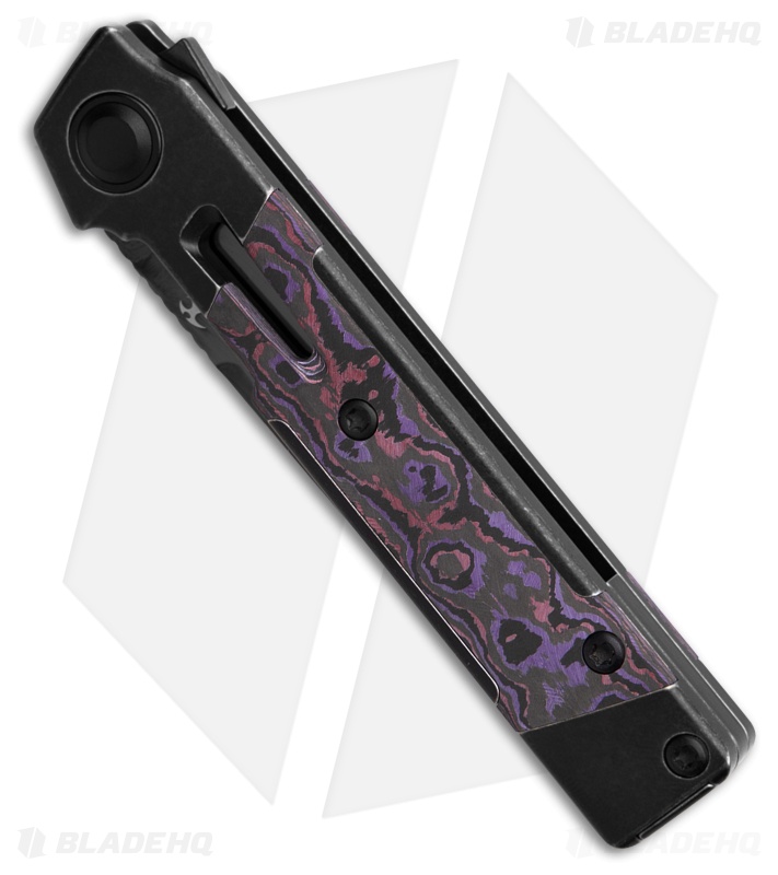 Kansept Kitpu Frame Lock Knife | Purple Haze Fatcarbon