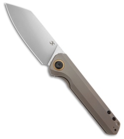 Kansept Knives Bulldozer Reverse Tanto Frame Lock Knife Tiger