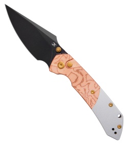 Kansept Fenrir Crossbar Lock Knife | Timascus