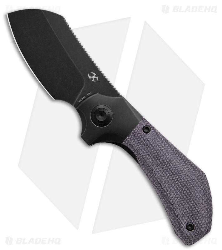 Kansept Knives Pluto | Purple Micarta | Black SW