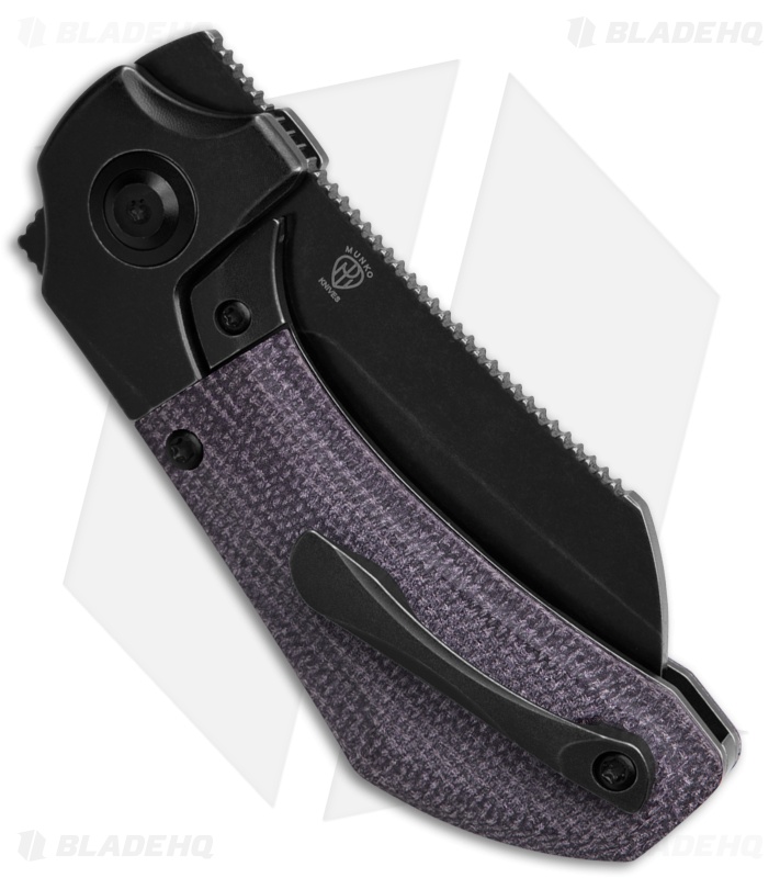 Kansept Knives Pluto | Purple Micarta | Black SW