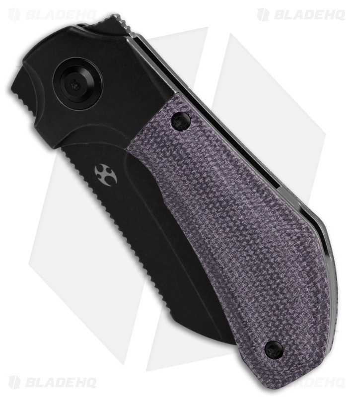 Kansept Knives Pluto | Purple Micarta | Black SW